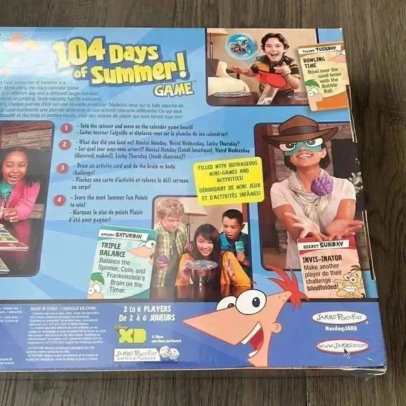 🆕phineas And Ferb🆕🔥 | 104 Days Of Summer SEALED Board Game - Picture 6 of 7